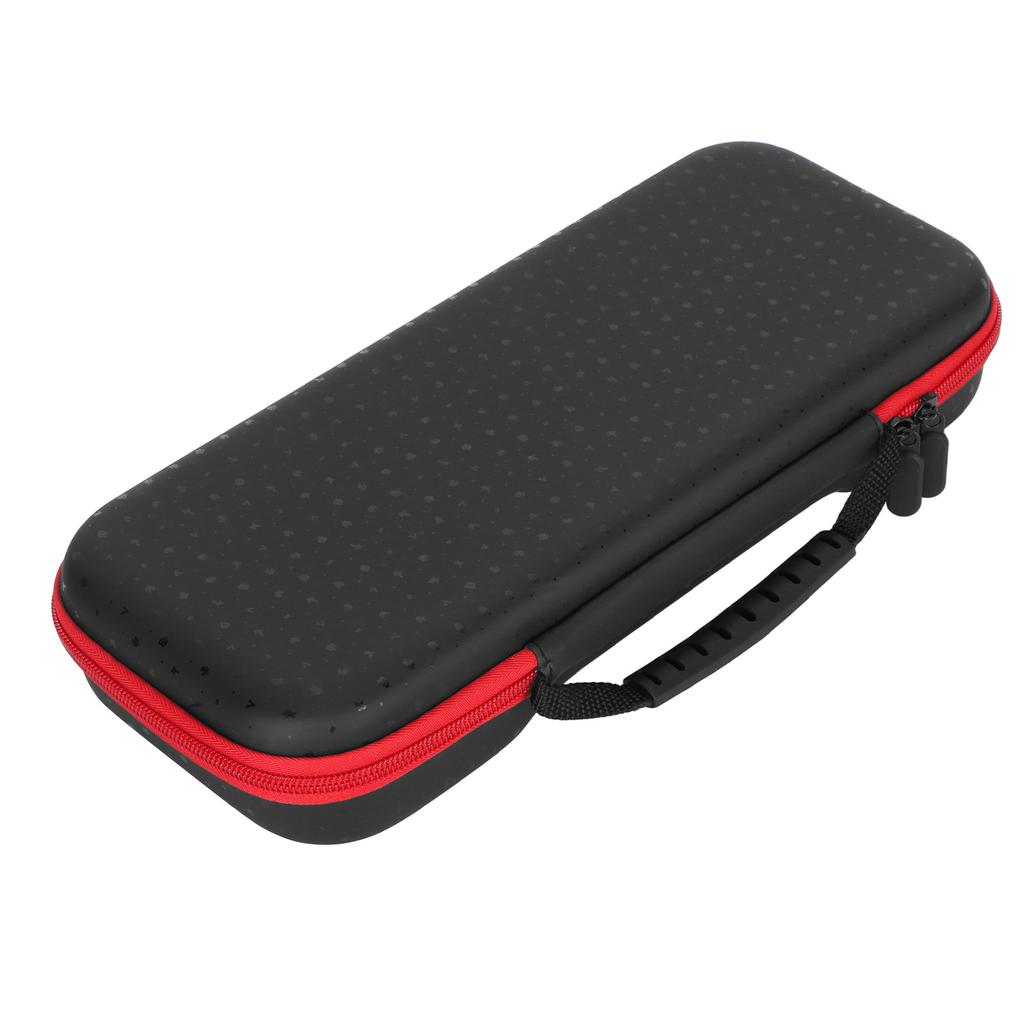 Handheld Console Carrying Case Waterproof Shockproof EVA Hard Carrying Case for ROG ALLY Red Zipper
