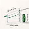 Plastic Salad Pod Side Open Salad Jars Portable Breakfast Fruit Storage Box Sealed Leak-proof Transparent Picnic Salad Jar
