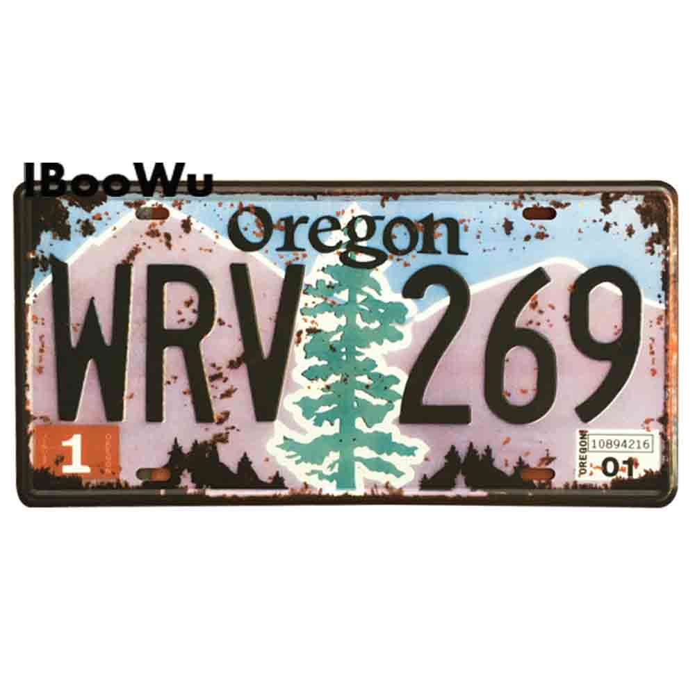 Vintage metalowy plakat USA Texas New York California numer samochodu metalowa tablica rejestracyjna Decor Wall Bar Pub garaż blaszane znaki i tablice