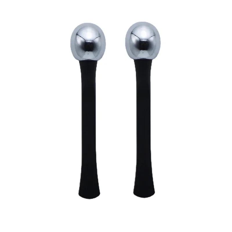 Eye Massage Roller Eye Cream Stick Applicator Cosmetic Spatula Anti Wrinkle Dark Circles Facial Spoon Gold Alloy Face Massager