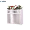 Outdoor Wooden Planter Box with Trellis