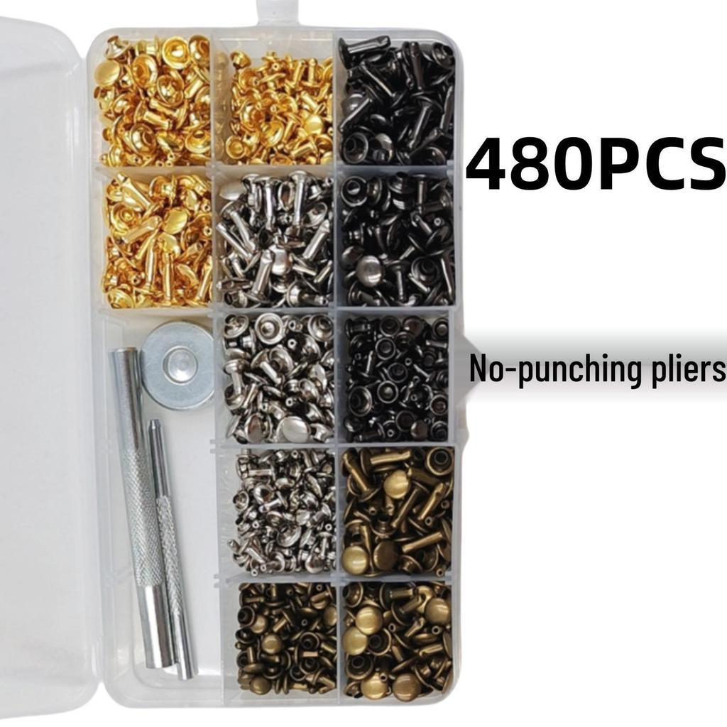 Metal Stud Decoration Leather Rivet Tool for Clothing Accessories