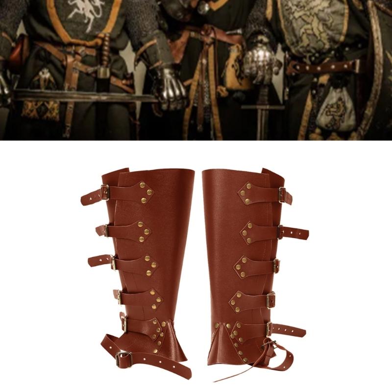 Shoes Cover Medieval Steampunk Leg Armor Andage Boots Cover Leg Guard Boot Case