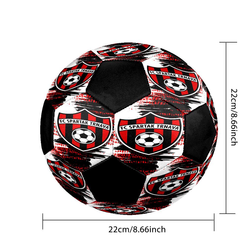 1pc FC Spartak Trnava Soccer Ball Size 5 Indoor Soccer Ball Fashion Colorful Backyard Game - Great For Sports Fans Gift HE24