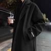 Men's British Style Mid-Length Wool Trench Coat - Autumn High-End Knee-Length Overcoat