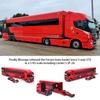 Bburago 1:43 2024 F1 FERRARI SF24 HAULLER SET#16 CHARLES LECLERC MERCEDES-AMG W15 Alloy Luxury Car Die Cast Car Model Toy Series