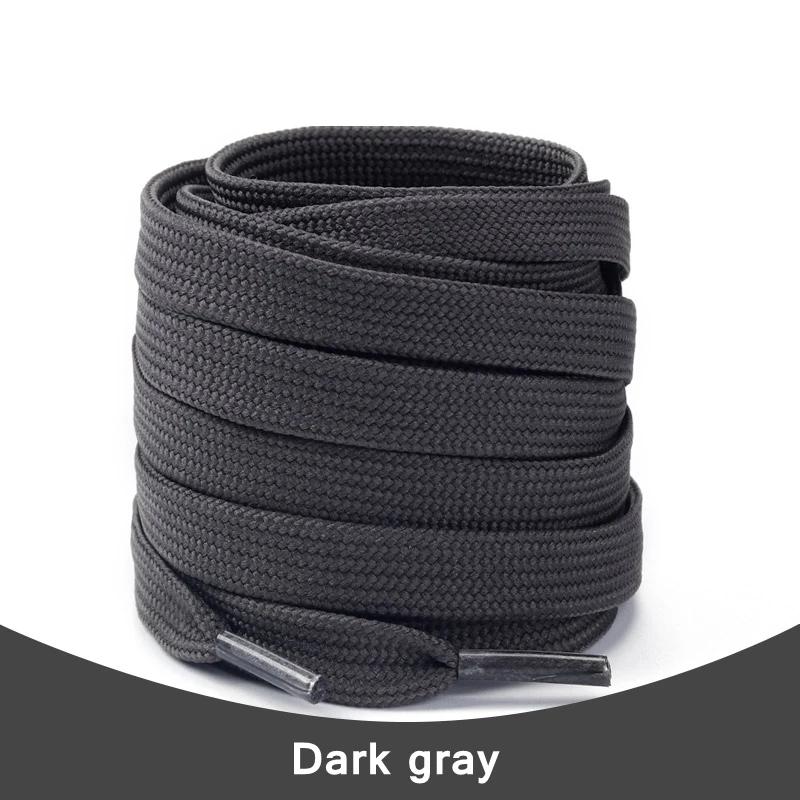 1Pair Solid Flat Shoelaces Sneakers Canvas Shoe laces Women Men Shoelace 21Colors Width 0.8cm Classic Laces for Shoes Strings