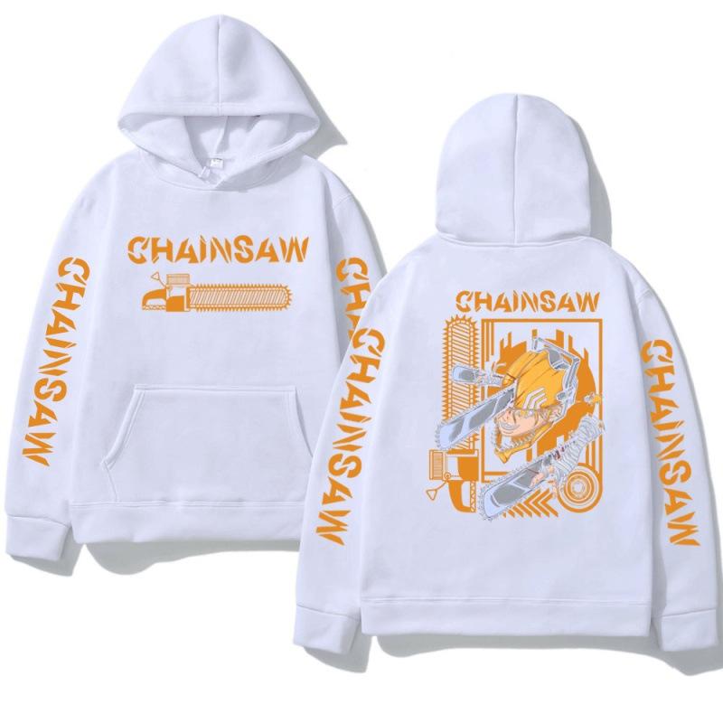 Anime Chainsaw Man Hayakawa Denji Pochita Hoodie Men Women Harajuku Pullover Wear Unisex Autumn Winter Sweater