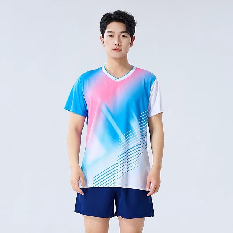Lightweight Breathable Quick-Dry Sport T-Shirt Badminton Tennis Table Unisex Athletic Wear