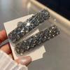 1/2Pcs Light Luxury  Hairpin Versatile Temperament Shining Zircon Side Clip Bangs Clip  Hair Accessories Gifts