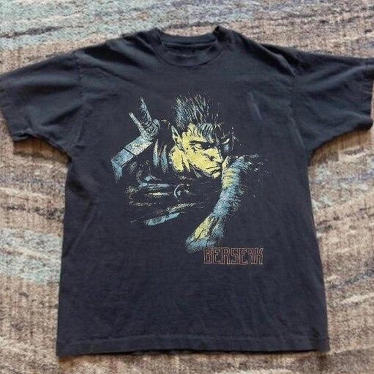 Berserk black anime t-shirt 2XL