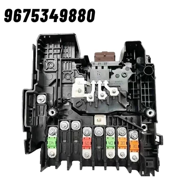 Engine Fuses Box Module Assembly Relays Auto Car Battery Manager Parts Compatible for 308 308S 408 9675350380 9675350280
