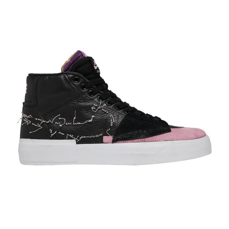 Nike Zoom Blazer Mid Edge SB Черный Розовый Взлет 37.5