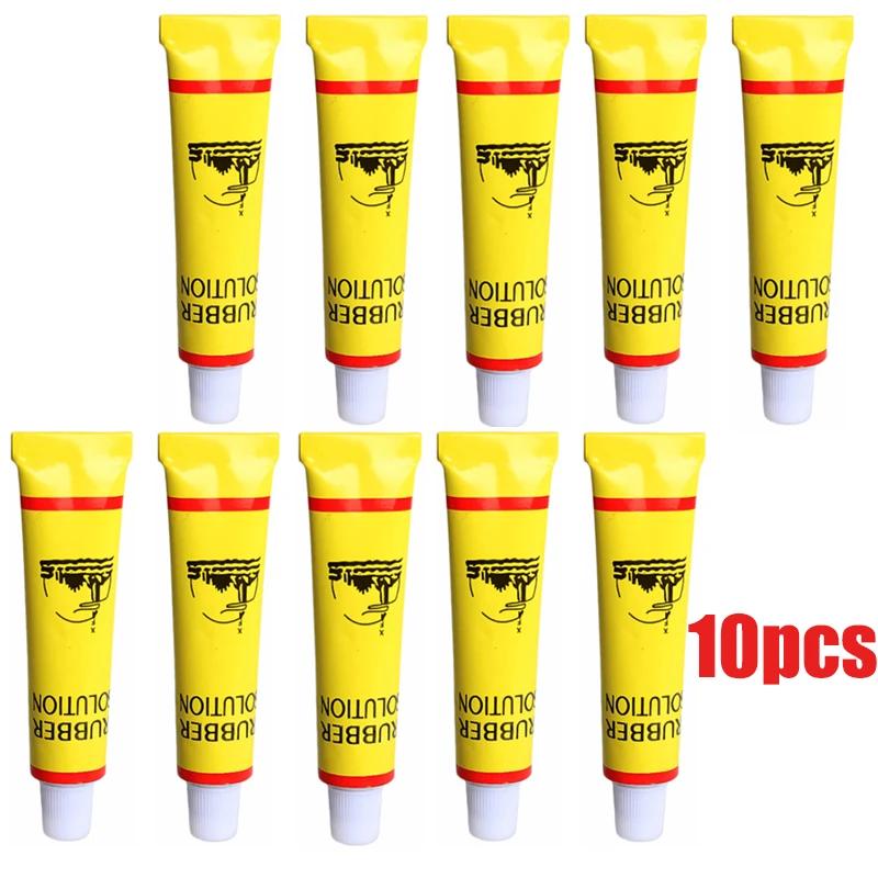 Motorcycle Bike Car Tire Repair Glue Tyre Inner Tube Puncture Repair Tools Auto Motorbike Bicycle Tire Repairing Glue Tool 10ml