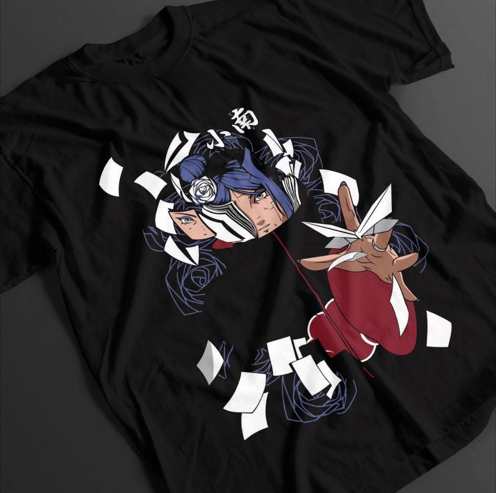 Naruto Summer New Female Ninja Anime Printed T-shirt Men's Neutral Loose Casual Short Sleeve Cotton Family Outfit T-shirt Top