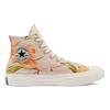 Converse Chuck Taylor All Star 70 Tropical Shirt Trendy High Top Canvas Shoes Unisex Beige Grey