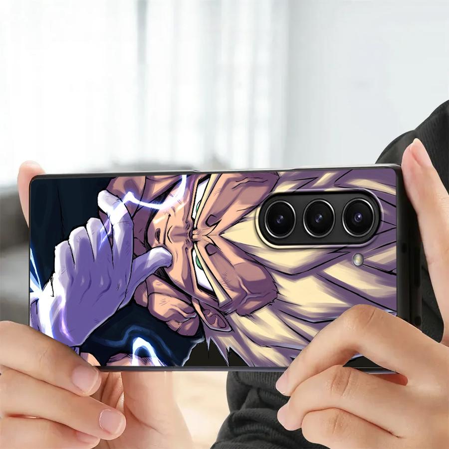Case for Samsung Galaxy ZFold4 ZFold5 ZFold7 ZFold6 ZFold3 Z Fold 7 6 5 4 3 Back Phone Cover Anime D-Dragons B-Balls G-Gokus