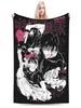 Toji Fushiguro JJK Anime Flannel Blanket Winter UltraSoft Breathable Throw for Bedding Outdoor Cozy Home Decor