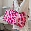 Oxford Leopard Print Duffle Bag Large Capacity Luggage Handbag Fashion Fitness Shoulder Bag  Travel