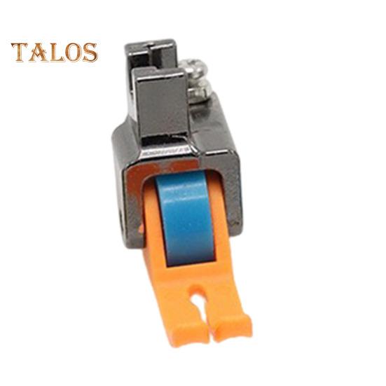 

Лапка для подгибки нити для швейной машины, прижимная лапка для потайной молнии с роликовой лапкой для подгибки нити для домашнего промышленного шитья оранжевый