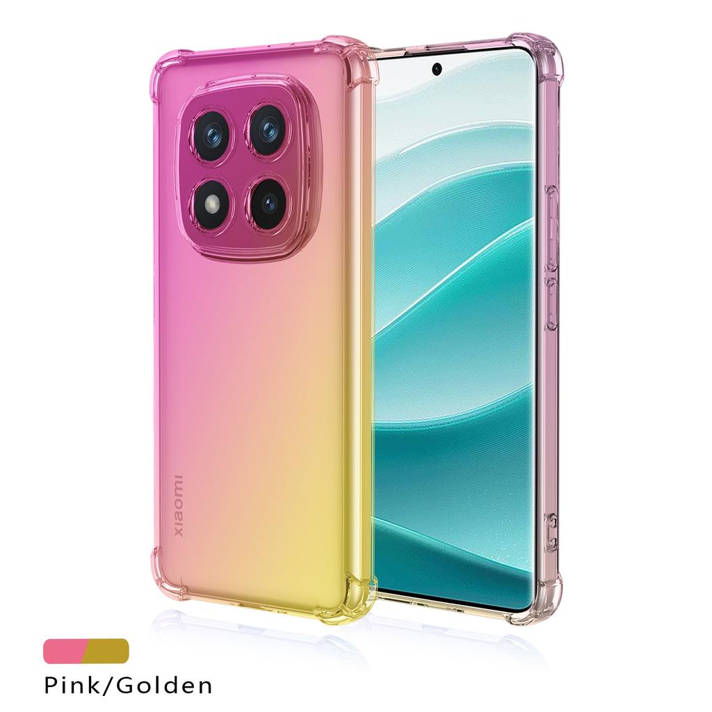 Four-corners Shockproof Gradient TPU Case for Xiaomi Redmi Note 1 Pro G 14 Pro+ Plus Protective Cover Fundas Coque Capa