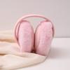 Winter Fuzzy Earmuff Cute Fluffy Faux Fur Earmuff Foldable Furry Ear Warmers for Women Men Girls Boys Jogging Skiing