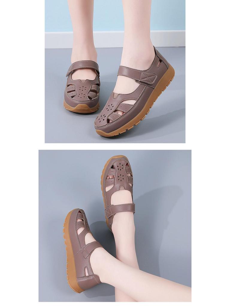 Übergröße 2025 Damen-Freizeitsandalen mit geschlossener Zehe (Größen 36-44)