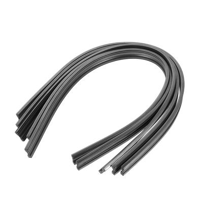 Ledmomo 5 párov lepiaca páska stieračov sada náplní do stieračov čelného skla bezrámikový stierač do auta