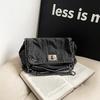 Retro casual denim tas dames nieuwe stijl ketting schoudertas grote capaciteit forens tote bag