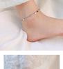 European Tassel Anklet: Titanium Steel, 18K Gold Leg Chain Foot Jewelry - S113