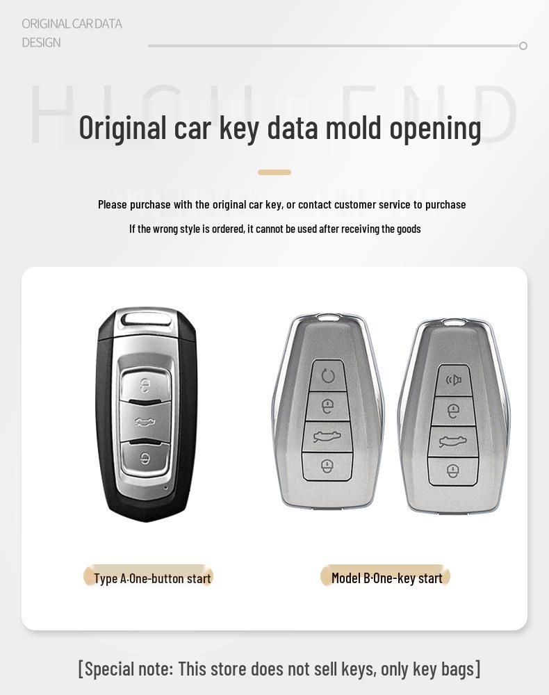 Car Key Covers for Geely Emgrand, Xingrui, Boyue L, Xingyue L, Binyue, and Binrui Vision X6/Icon Models