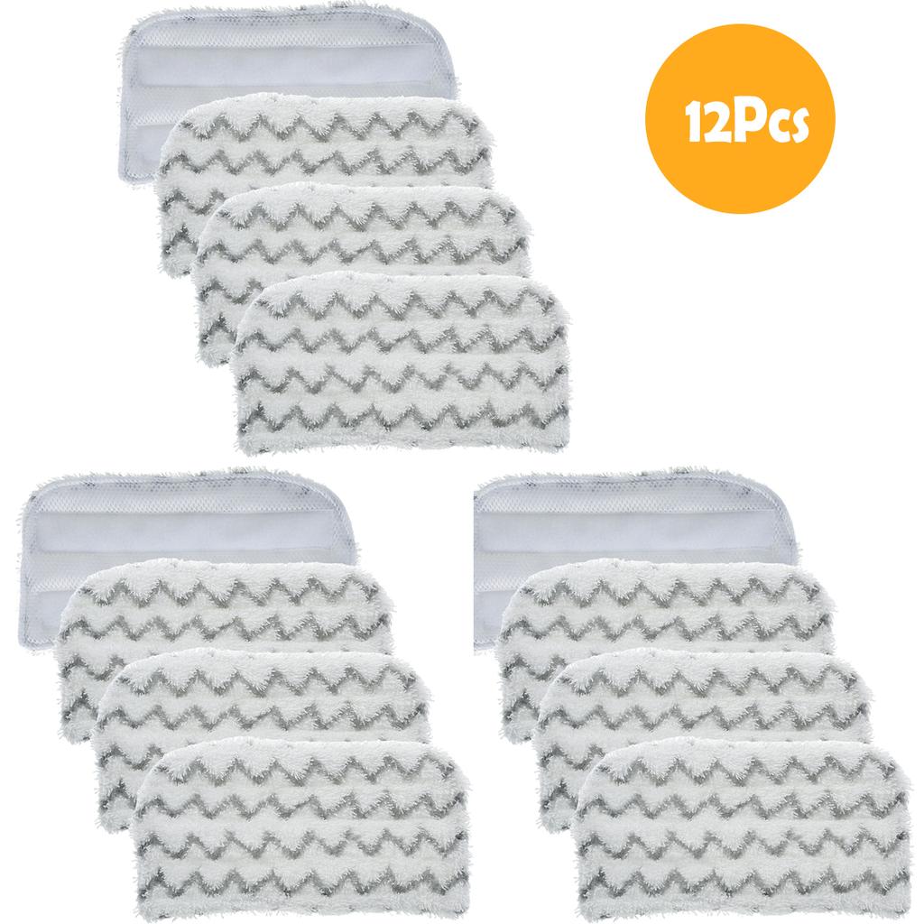 1/2/3 Set Steam Mop Replacement Pad Reusable Stem Mop Pad Washable Cleaner Pad for Shark Steam Mop S1000 S1000A S1000C S1000WM