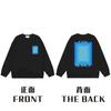 American Trendy Brand Casablanca Crew Neck Sweater Hoodie Men's Couple Ins Autumn and Winter Thickened Long-sleeved Women's T