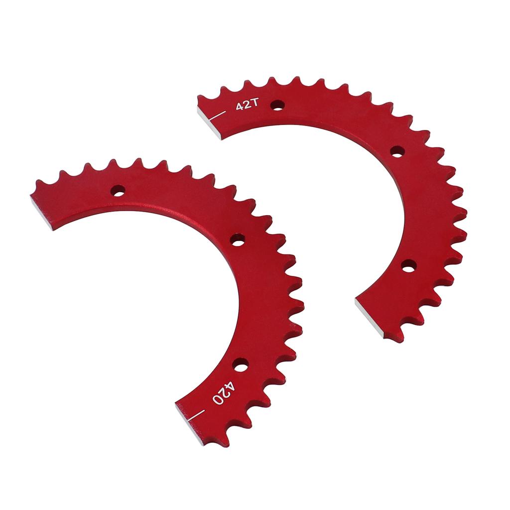 #420 Chain 42T Split Aluminum Sprocket For Predator 212cc 196cc 420cc 389cc 301cc 79cc 98cc 6.5hp 7.0hp 13hp 15hp 3.0hp Go Kart