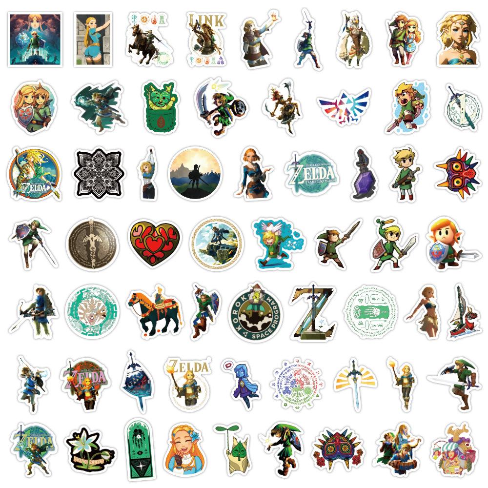 120 New Zelda Kingdom Tears Graffiti Stickers Decorate Notebook Suitcase Guitar Waterproof Stickers