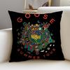 Rock GGeeseS Cushion Cover Breathable and skinfriendly linen pillowcase square removable and washable cushion