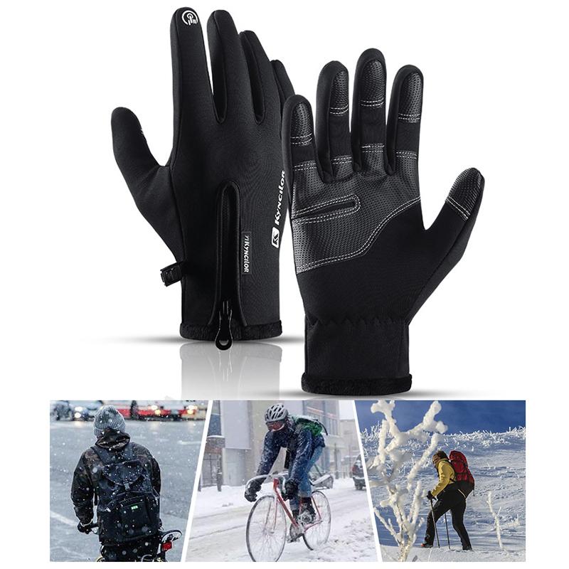 Hiking Gloves Full Finger Windproof Anti-stick Waterproof Climbing Mount Bicycle