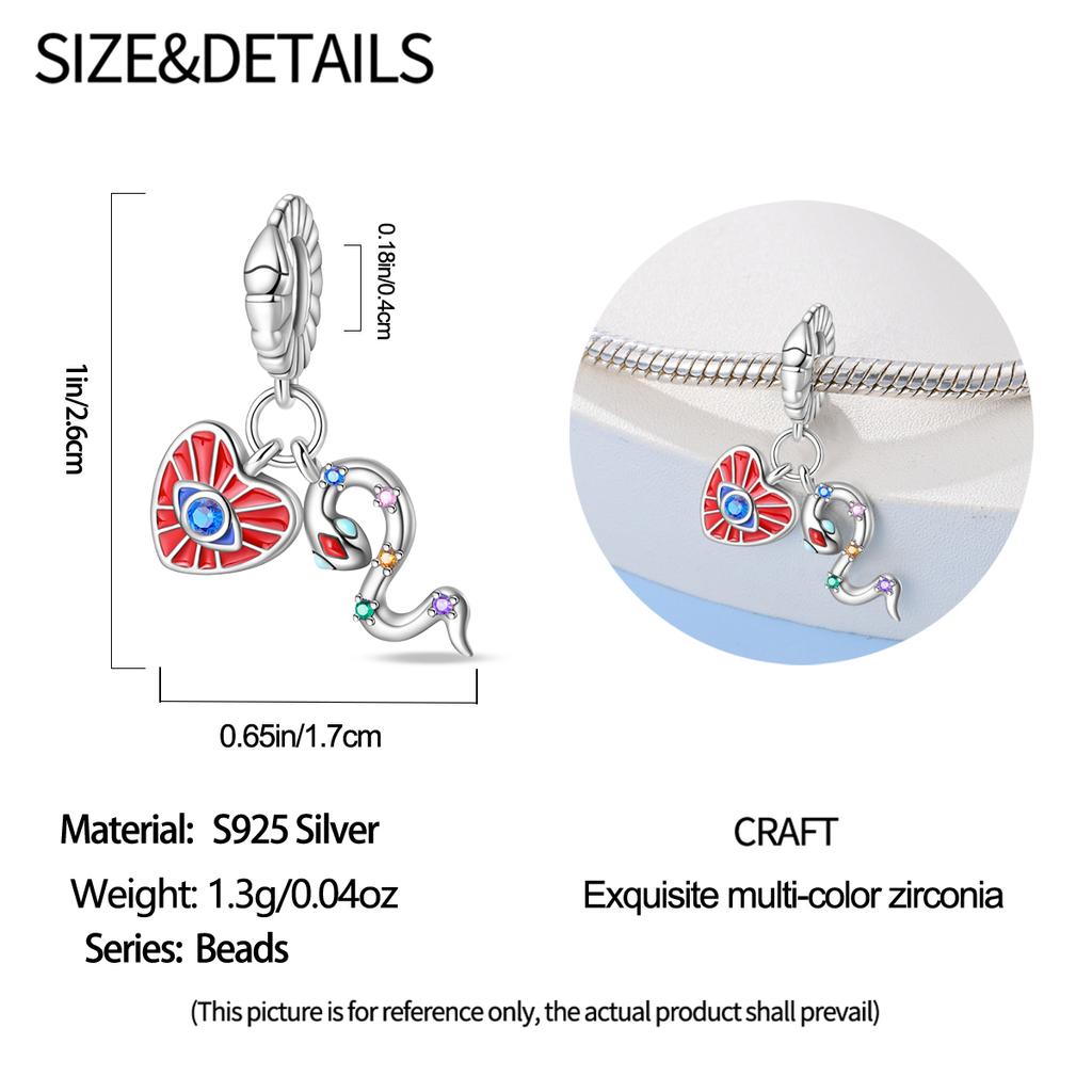 Precious Gold Curled Snake Beads & Snake Green Murano Glass Dangle Charm Fits Bracelet Women Copper Necklace Gift