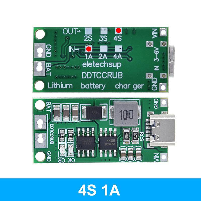 2S 3S 4S 1-4A Booster Module Lithium Polymer Lithium Ion Battery Charging Module Step-Up Boost Lipo Polymer Li-Ion Charger