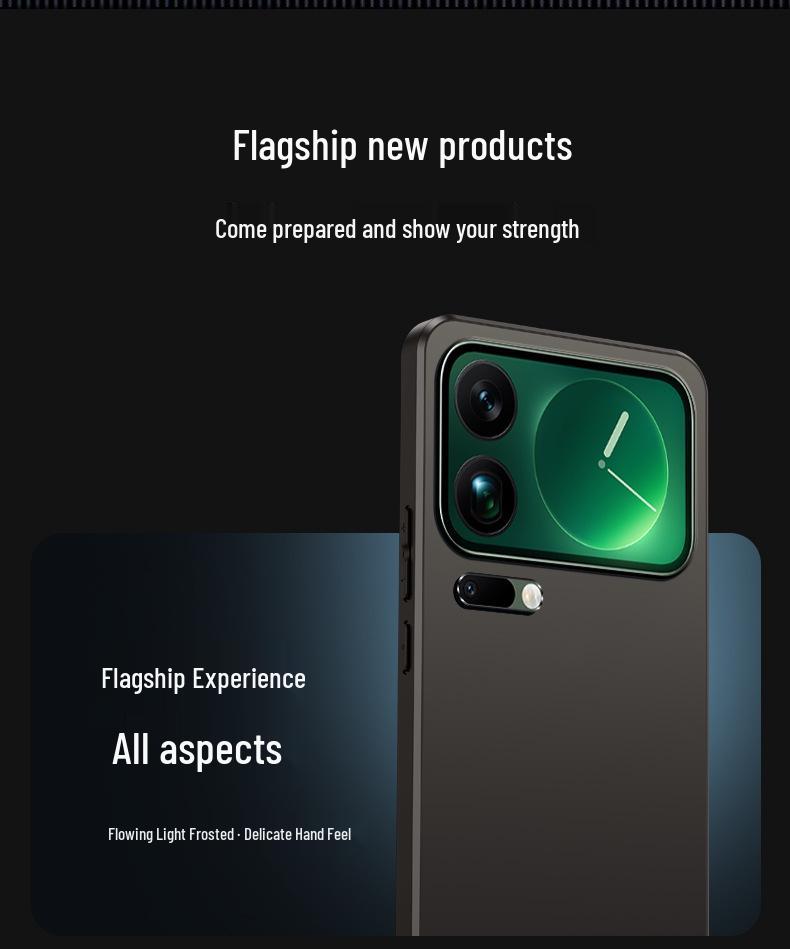 Xiaomi 17 Pro Max Frosted Protective Phone Case - Minimalist, Anti-Fall Design for Men