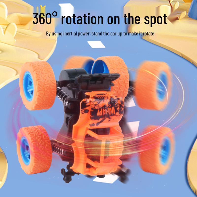 Children's Four-Wheel Drive Off-Road Stunt Car - Durable Inertial Toy Model