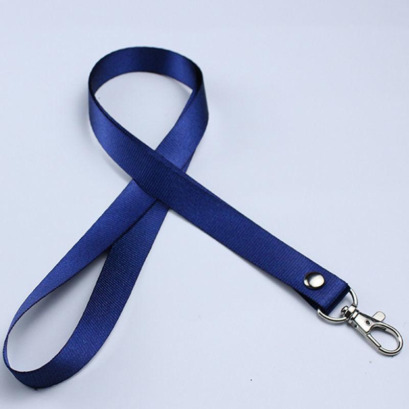 

50 Pcs/Lot Custom Printed Lanyard For Keys Logo Custom Design Badge Holder & Staff Cards 1 Color Personalized Printing Landyard