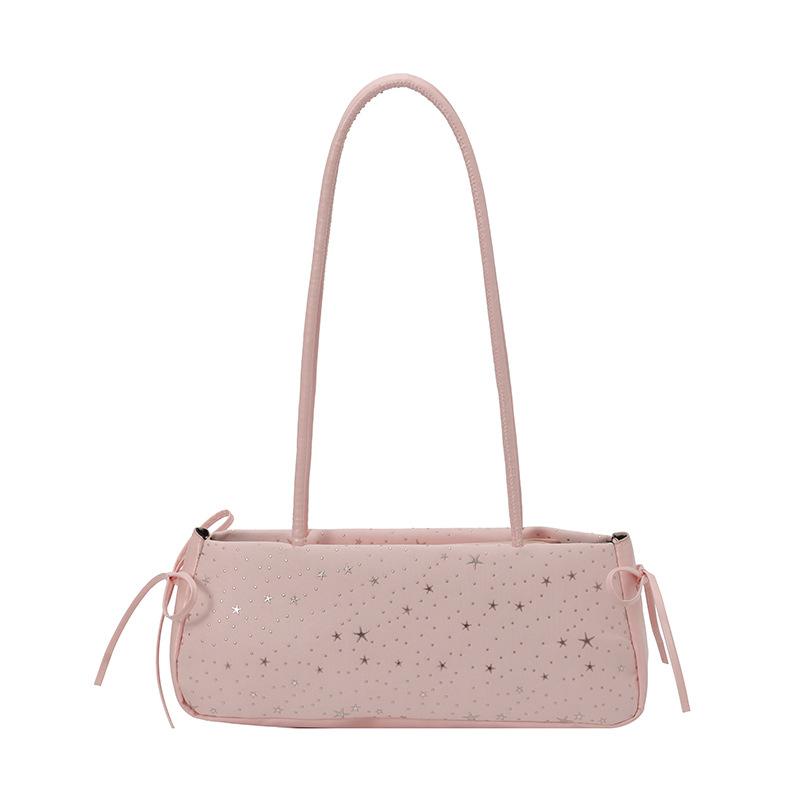 Einfache und modische koreanische Version Nischen-Achseltasche Damen Frühling Neu Süßer und cooler Stil Personalisierte tragbare Umhängetasche Damen