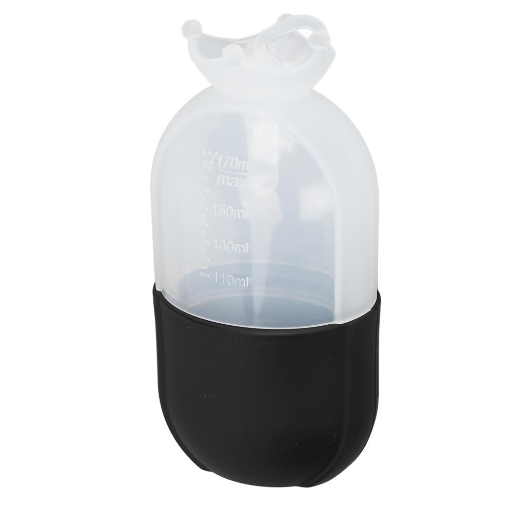 Ice Face Roller Silicone Black for Skin Lifting & Pore Refining