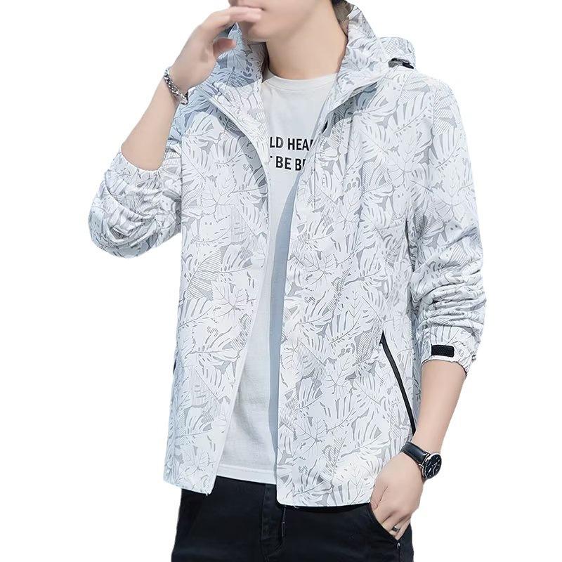 Spring and Autumn New Jacket Jacket Jacket Men's Thin Outdoor Windproof Rainproof Casual Breathable Mountaineering Suit