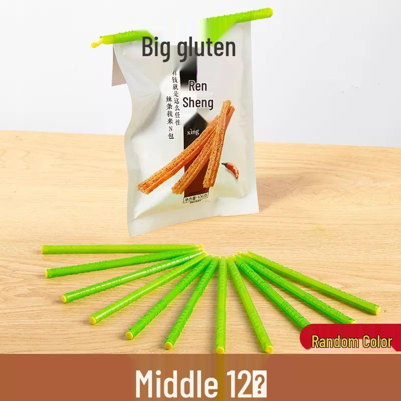 Kitchen Food Storage Bag Sealing Clips for Snacks and Tea