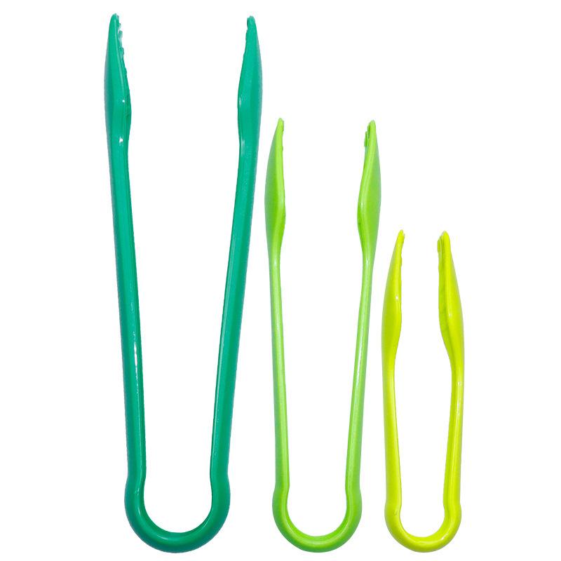 

Набор красочных нескользящих пластиковых зажимов для еды - 3 шт. Мини-зажимы для закусок и хлеба для детей