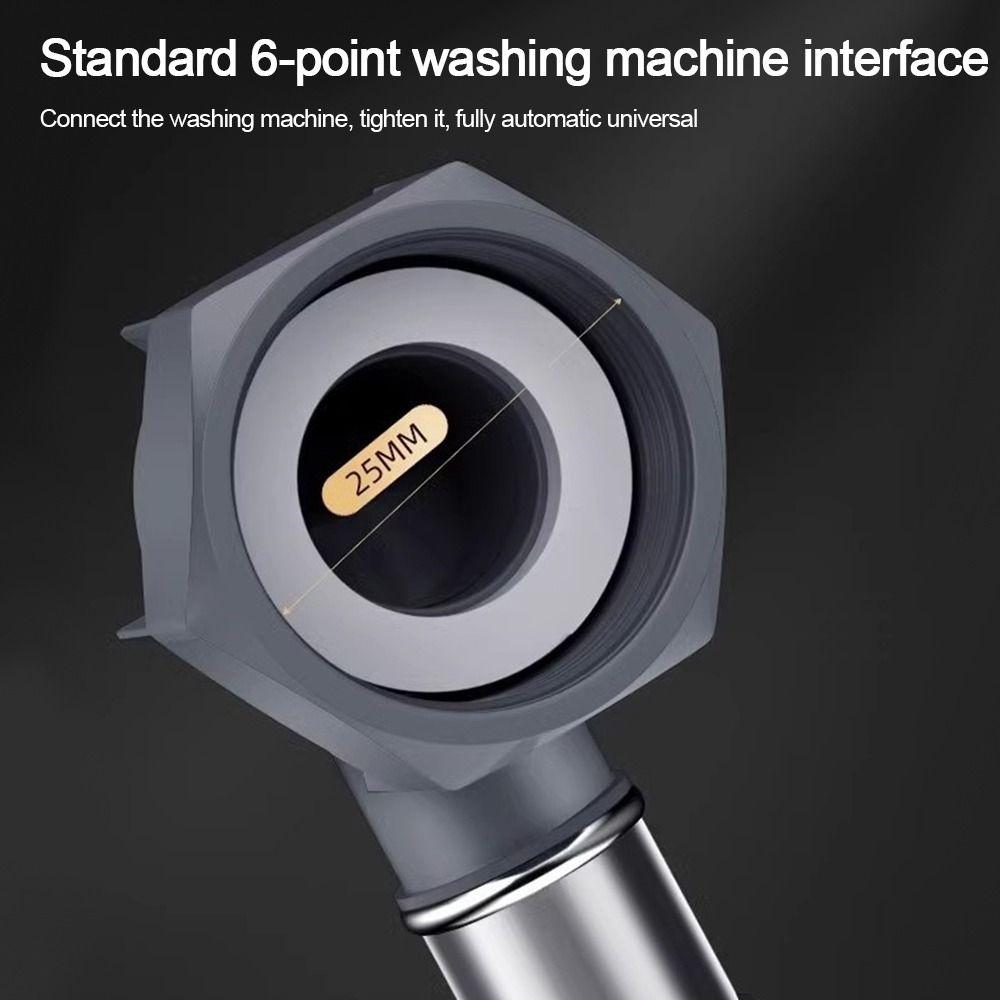With 90 Degree Bend Washing Machine Hose Deformation Resistant Water Pipe  Washing Machine Parts
