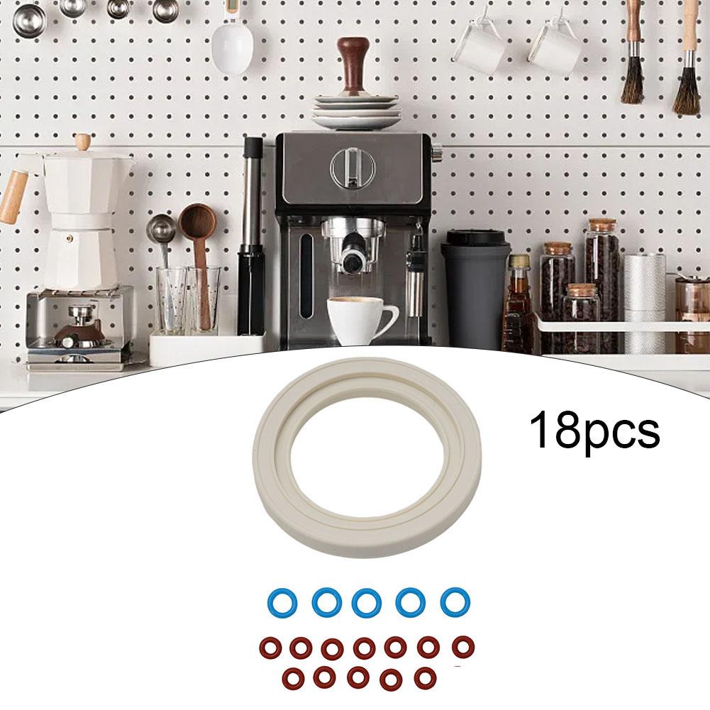 For Breville Dual Boiler Gasket Seal O Ring Set For BES920 BES900 BES980 18pcs Replacement O Rings For Steam And Brew Boilers
