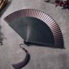Hollow Carving Retro Hand Fan Portable Dance Fan Elegant Bamboo Folding Fan  Home Decoration